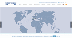Desktop Screenshot of prefabricadoslopez.com